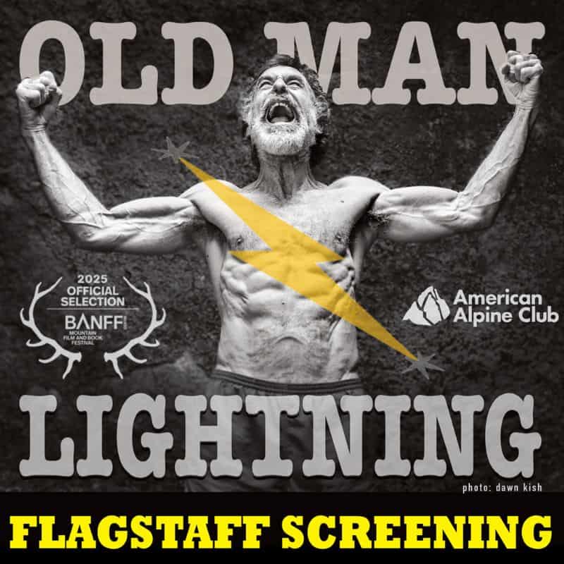 old man lightening